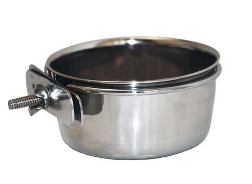 Picture of PET PLATTER BOLT ON PET BOWL 7.5CM/150ML/ST.STEEL