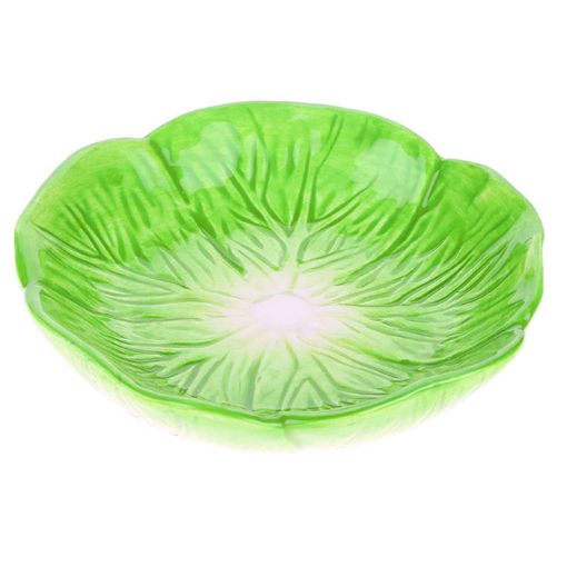 Picture of PET BOWL GREEN LEAF 12X12X2CM/150ML