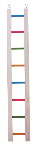 Picture of WOODEN LADDER MULTI COLOURED 92CM