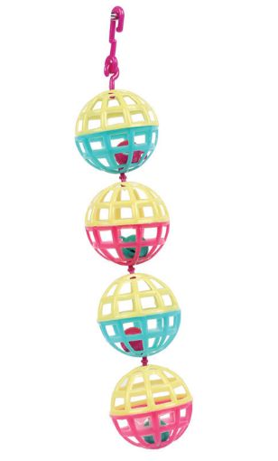 Picture of MULTI BALL BIRD TOY 20CM