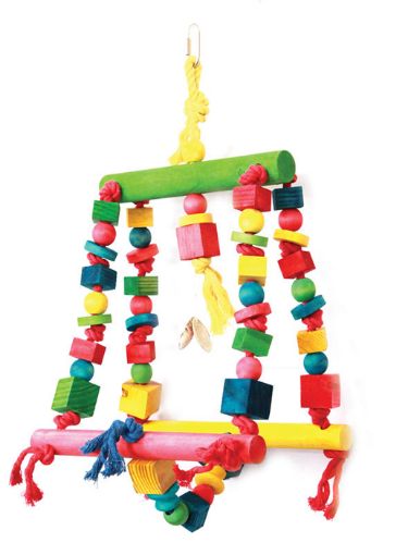 Picture of PARROT TOY DOUBLE SWING 25X44CM