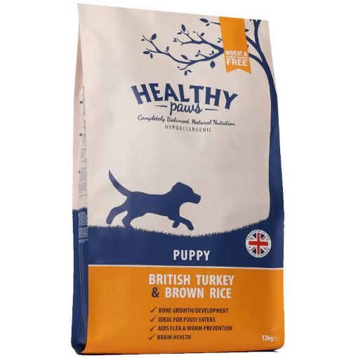 British Turkey and Brown Rice Puppy Food 12kg 