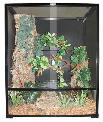 Picture of KOM CHAMELEON TERRARIUM FLAT PACKED 76X46X91CM/BL