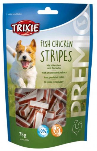 Picture of PREMIO STRIPES CHICKEN&POLLOCK 75G