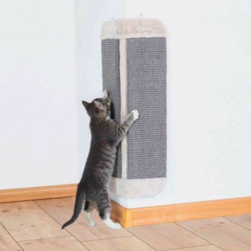 Picture of CAT SCRATCHING BOARD FOR CORNERS 32X60CM/LIGHT GREY