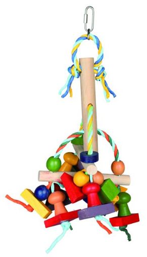 Picture of COLOURFUL WOODEN TOY 31CM