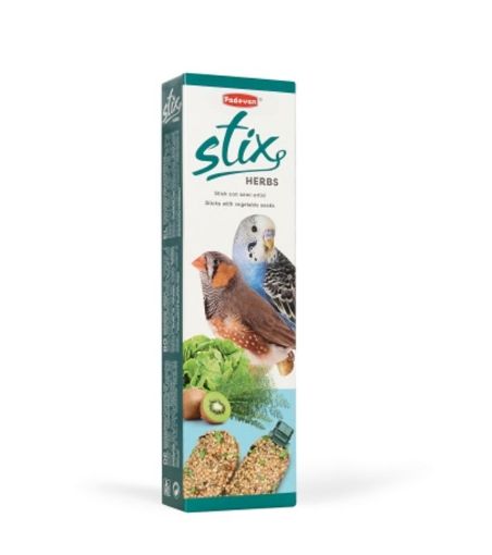 Picture of STIX HERBS FOR BUDGIERIGARS AND SM.EXOTIC BIRDS WITH VEGETABLE SEEDS 80G