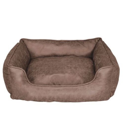 Picture of GLORIA DOG BED 60X52CM BROWN