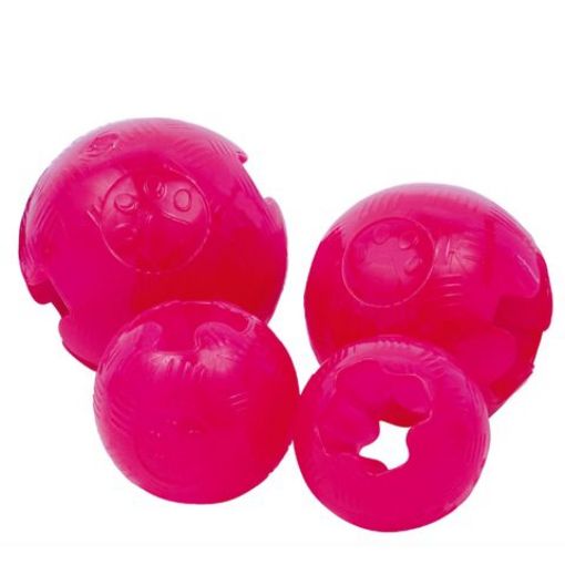 Picture of DOG TOY TPR MEDIUM BALL 8.25CM/PINK
