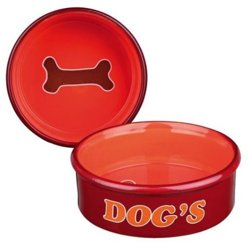 Picture of CERAMIC BOWL DOGS 1L/20CM