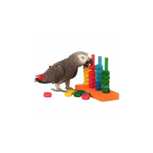 Picture of ZOO-MAX BIRD TOY THE TEACHER WOODEN RING GAME