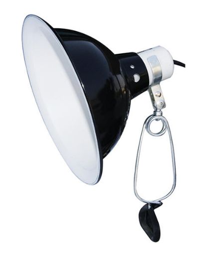 Picture of DOME CLAMP LAMP FIXTURE 21CM/150W/BLACK