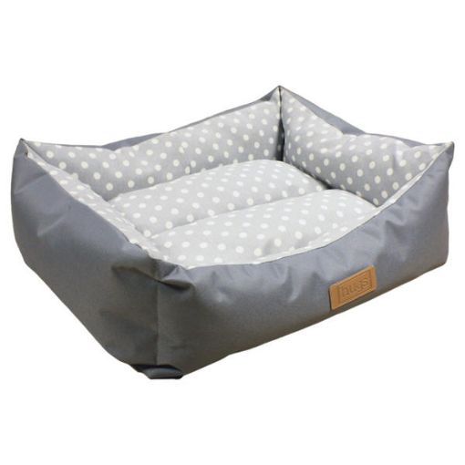 Picture of HUGS SQUARE BED OXFORD 62X44X22CM/DOTTY