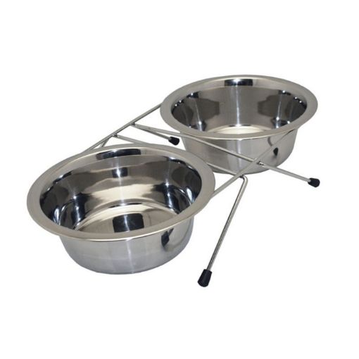 Picture of PET PLATTER DOUBLE DINER 13.5CM/400ML/ST.STEEL