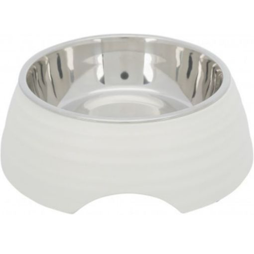 Picture of DOG BOWL MELAMINE 0.8L/22CM WHITE