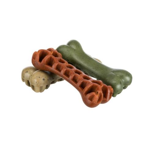 Picture of DENTA FUN VEGGIE HONEY COMB BONE WITH SEAWEED 8.5CM