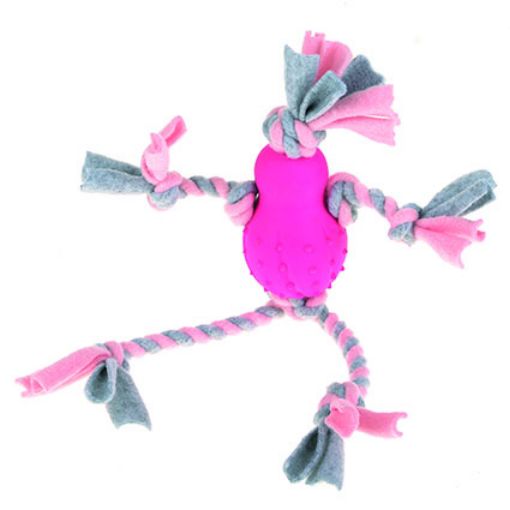 Picture of LITTLE RASCALS FLEECY MAN PINK 35X10X7CM