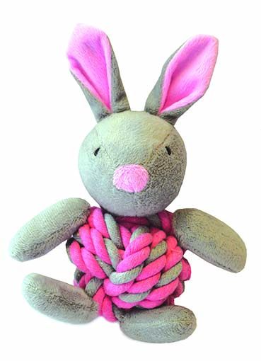 Picture of LITTLE RASCALS KNOTTIE BUNNY PINK 20X15X8CM