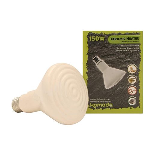 Picture of KOM CERAMIC HEAT EMITTER 150W/WHITE