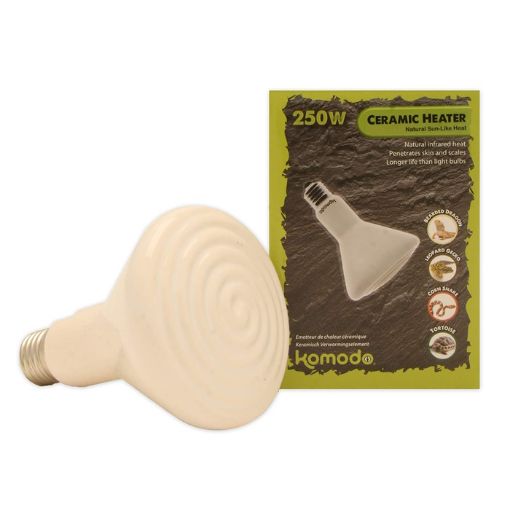 Picture of KOM CERAMIC HEAT EMITTER 250W/WHITE