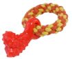 Picture of LITTLE RASCALS TEETHING ROPE RING 14X8.5X5CM