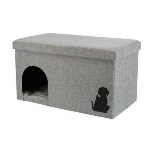 Trixie Cuddly Cave Kimy for Dogs, Grey 72X40X40CM 