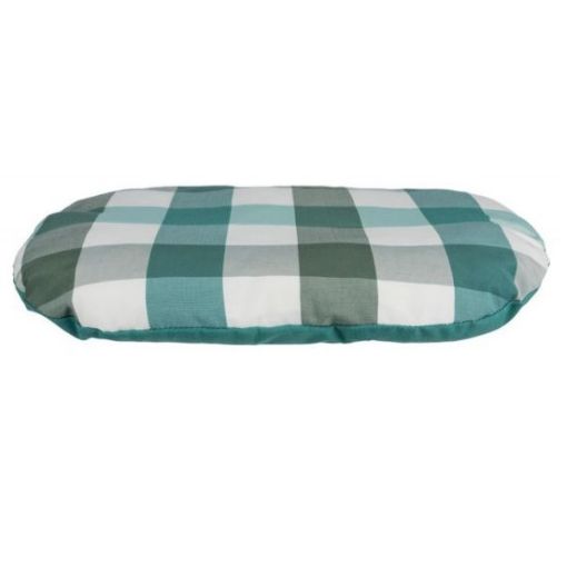 Picture of DOG CUSHION JERRY 70X45CM GREEN/WHITE