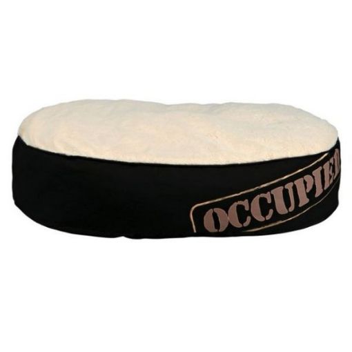 Picture of OCCUPIED CUSHION 75X50CM BLACK/CREAM