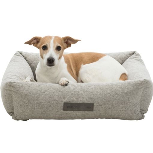 Trixie Vital Noah Square Light Grey Bed for Dogs 