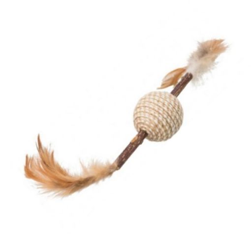 Picture of CAT TOY MATATABI WITH FEATHERS 20CM