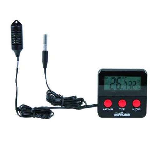 Picture of DIGITAL THERMO/HYGROMETER WITH REMOTE SENSOR 6X6CM