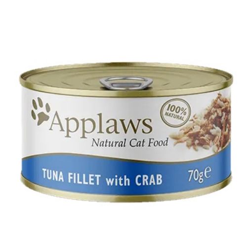Picture of CAT TIN TUNA FILLET with CRAB 70G