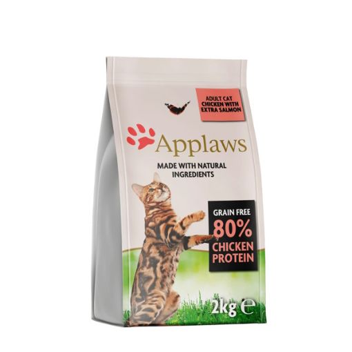 Picture of DRY CAT FOOD ADULT CHICKEN&SALMON 2KG