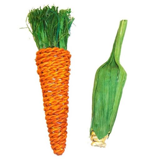 Picture of CARROT&CORN CHEW TOY 15CM