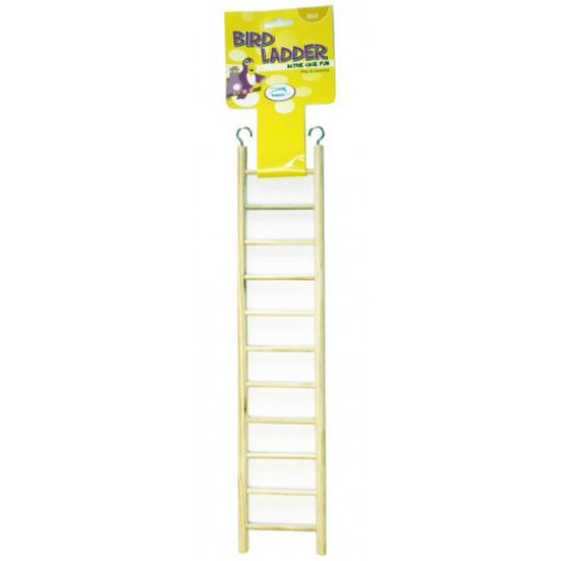 Picture of WOODEN BIRD LADDER 11 STEP 44.5CM