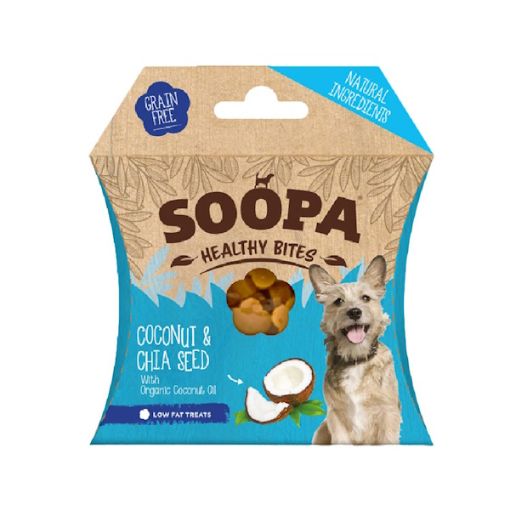 Picture of SOOPA HEALTHY BITES GF COCONUT&CHIA SEED 50G