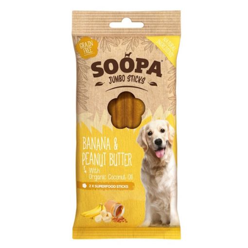 Picture of SOOPA JUMBO STICKS GF BANANA&PEANUT BUTTER 170G/2PCS