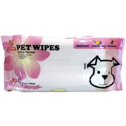 Picture of PET WIPES GENTLE&TEARLESS 15X20CM/80PCS