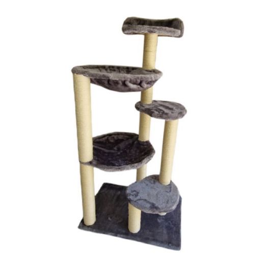 Picture of CAT SCRATCHER TREE LINE 60X40X110CM/DARK GREY