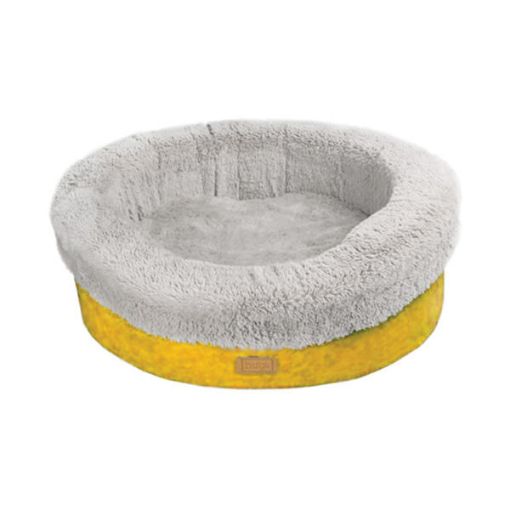 Picture of HUGS DELUXE DONUT DOG BED 80X25CM/MUSTARD