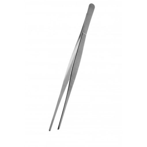 Picture of KOM STAINLESS STEEL FEEDING TONGS STRAIGHT 30CM