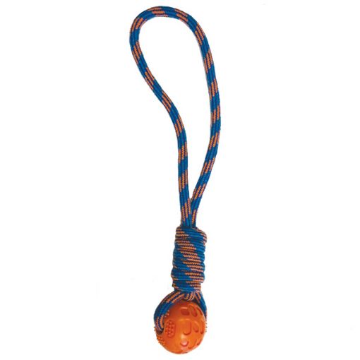 Picture of HAPPY PET COIL&BALL TUGGER BLUE MIX