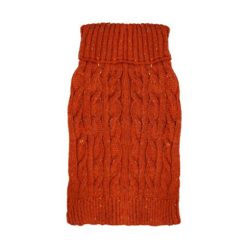 Picture of BUSTER&BEAU CHARLTON CABLE KNIT TERRACOTTA XXSM