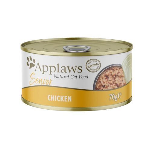 Picture of MPM APPLAWS CAT SENIOR TIN WITH CHICKEN 70G