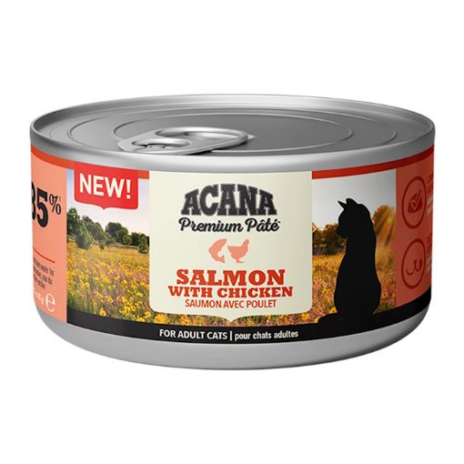 Picture of ACANA CAT PATE SALMON WITH CHICKEN 85G