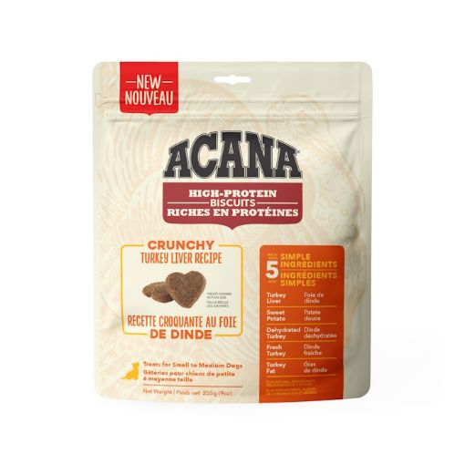 Picture of ACANA CRUNCHY TURKEY LIVER RECIPE TREATS 100G