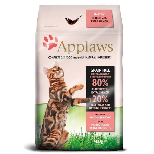 Picture of DRY CAT FOOD ADULT CHICKEN&SALMON 400G