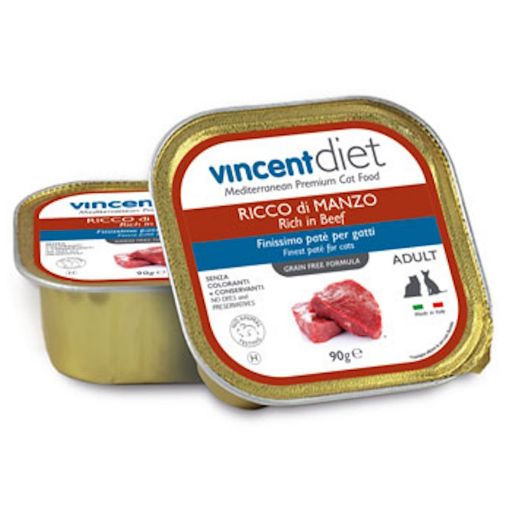 Picture of DIET CAT PATE GF RICH IN BEEF 90G