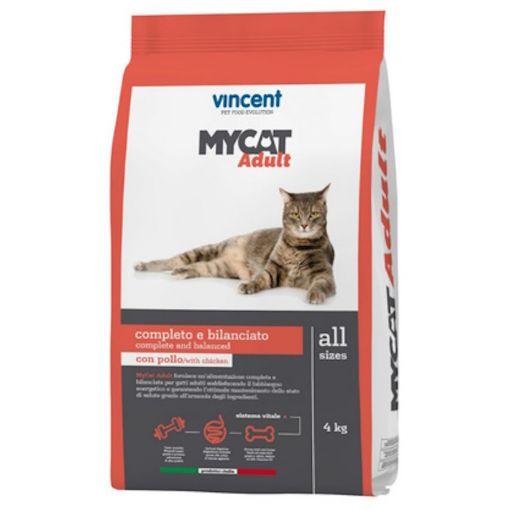 Picture of MYCAT ADULT FOOD WITH CHICKEN 4KG