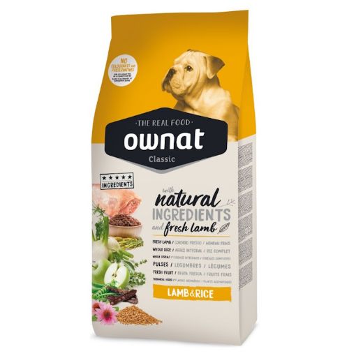 Picture of OWNAT CLASSIC DOG LAMB&RICE 12KG